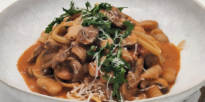Beitragsbild des Blogbeitrags One-Pot-Pasta „Bud Spencer“