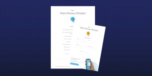 Beitragsbild des Blogbeitrags Positives Money Mindset: Umdenken für mehr Reichtum in deinem Leben! + kostenloses Worksheet