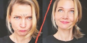 Beitragsbild des Blogbeitrags Stirn entspannen, Zornesfalten reduzieren: Gesichtsmassage
