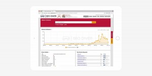 Beitragsbild des Blogbeitrags SEO-Tool Test: Tauchgang mit dem SEO DIVER