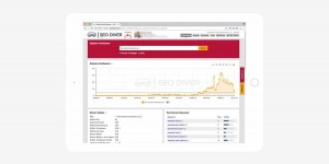 Beitragsbild des Blogbeitrags SEO-Tool Test: Tauchgang mit dem SEO DIVER 