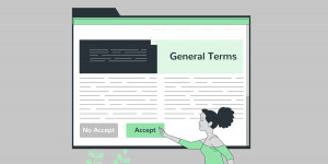 Beitragsbild des Blogbeitrags Review: AGBs erstellen lassen mit iubenda