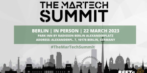 Beitragsbild des Blogbeitrags Save The Date: The MarTech Summit Berlin 2023 