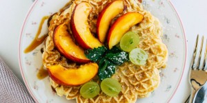 Beitragsbild des Blogbeitrags Fettarme Buttermilch-Waffeln | Ein Rezept, das garantiert gelingt