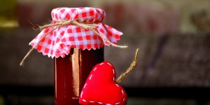 Beitragsbild des Blogbeitrags Omas Kirsch-Pflaumen-Marmelade