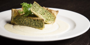 Beitragsbild des Blogbeitrags Vegetarische Spinatquiche 