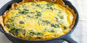 Beitragsbild des Blogbeitrags Französische Spinatquiche 