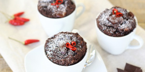 Beitragsbild des Blogbeitrags Der Glücklichmacher: 5 Minuten Tassenkuchen