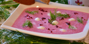 Beitragsbild des Blogbeitrags Die Vitaminbombe „Rote Rüben Suppe“