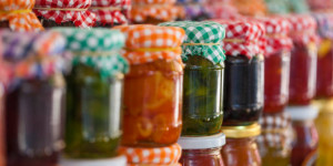 Beitragsbild des Blogbeitrags Leckeres Duo! Apfel Kürbis Marmelade für echte Feinschmecker