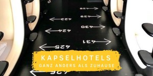 Beitragsbild des Blogbeitrags So abgefahren sind Tokios Kapselhotels