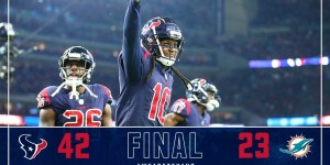 Beitragsbild des Blogbeitrags Texans feiern fünften Sieg in Folge