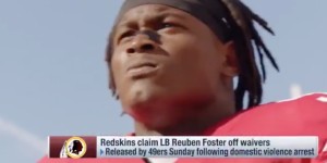 Beitragsbild des Blogbeitrags Redskins holen entlassenen Reuben Foster