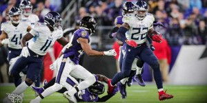 Beitragsbild des Blogbeitrags Favoritenschreck schlägt wieder zu: Titans eliminieren Ravens im Divisional