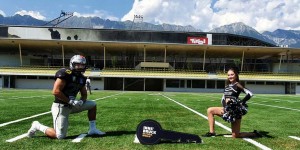 Beitragsbild des Blogbeitrags Schlüssel für neues Football-Zentrum übergeben