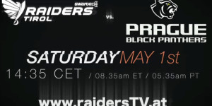 Beitragsbild des Blogbeitrags AFL LIVE: Swarco Raiders vs. Prague Black Panthers