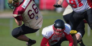 Beitragsbild des Blogbeitrags Division 3 LIVE: Antique Bowl Legionaries vs. Spartans