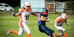 Beitragsbild des Blogbeitrags Mustangs gewinnen ihr erstes Ligaspiel