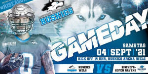 Beitragsbild des Blogbeitrags AFL Division 4 LIVE: Huskies Wels vs. BSK Ravens