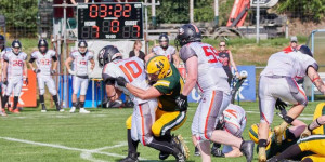 Beitragsbild des Blogbeitrags Hammers gewinnen Thriller gegen Rhinos in Oberaich