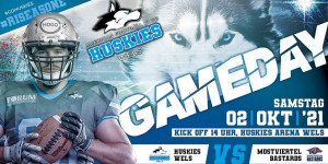 Beitragsbild des Blogbeitrags Division 4 LIVE: Huskies Wels vs. Mostviertel Bastards