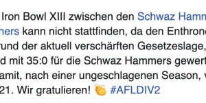 Beitragsbild des Blogbeitrags Football-Talk: Das Wort zum Sonntag vom 14.11.2021 