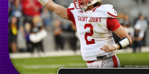 Beitragsbild des Blogbeitrags Erdmann wird ELF Quarterback der Vienna Vikings