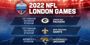 Beitragsbild des Blogbeitrags Buccaneers, Cardinals, Jaguars, Packers und Saints hosten 2022 NFL International Games