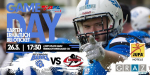 Beitragsbild des Blogbeitrags AFL Division 1 LIVE: Styrian Bears vs. Schwaz Hammers
