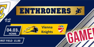Beitragsbild des Blogbeitrags AFL Division 1 LIVE: Fehérvár Enthroners vs. Vienna Knights