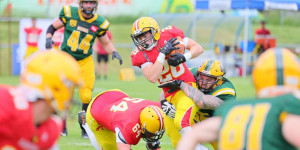 Beitragsbild des Blogbeitrags Fotostrecke: Rhinos vs. Gladiators
