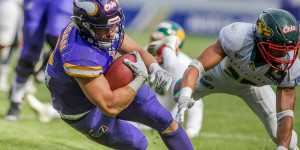 Beitragsbild des Blogbeitrags Vikings holen Heimrecht im Halbfinale, Raiders Niederlage bringt „Sieg“ über Frankfurt