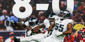 Beitragsbild des Blogbeitrags Eagles starten zum ersten Mal mit 8-0 in eine NFL Saison