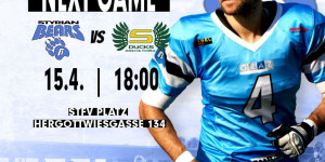 Beitragsbild des Blogbeitrags AFL LIVE: GBG Graz Styrian Bears vs. Salzburg Ducks