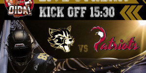 Beitragsbild des Blogbeitrags Division 3 LIVE: Goldwörth Raccoons vs. Telfs Patriots 2