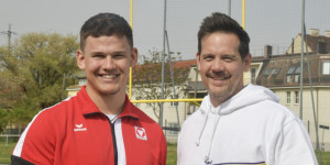 Beitragsbild des Blogbeitrags Heeressportler Swancar im ELF Team der Vikings