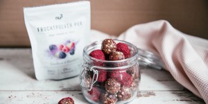 Beitragsbild des Blogbeitrags Fruchtige Power Balls für Babies und Kleinkinder