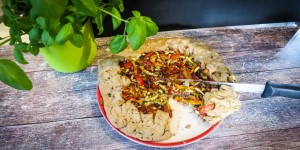 Beitragsbild des Blogbeitrags Galette mit Gemüsefüllung