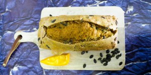 Beitragsbild des Blogbeitrags Kürbisbrot