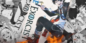 Beitragsbild des Blogbeitrags (Rezension – Werbung) Blue Exorcist 01 – Kazue Kato