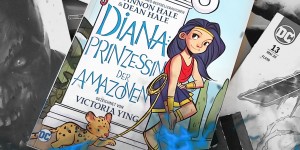 Beitragsbild des Blogbeitrags (Rezension – Werbung) Diana: Prinzessin der Amazonen von Dean & Shannon Hale 