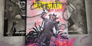 Beitragsbild des Blogbeitrags (Rezension – Werbung) Der Batman, der lacht Sonderband 2: Schlacht in der Festung der Einsamkeit von Dennis Hallum, Joshua Williamson, Zoë Quinn