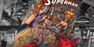 Beitragsbild des Blogbeitrags (Rezension – Werbung) Superman Sonderband – Clark Kent ist Superman von Brian Michael Bendis, Greg Rucka, Matt Fraction 