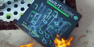 Beitragsbild des Blogbeitrags (Family-Rezension – Werbung) Gravitrax Pro Erweiterung Vertikal von Ravensburger 