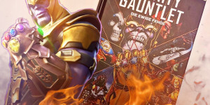 Beitragsbild des Blogbeitrags (Rezension – Werbung) Marvel Must-Have – Infinity Gauntlet: Die ewige Fehde von Jim Starlin