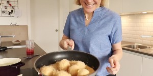 Beitragsbild des Blogbeitrags Schoko-Topfenknödel von Karin 