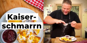 Beitragsbild des Blogbeitrags Kaiserschmarrn Originalrezept – Rezept Video von Alex 