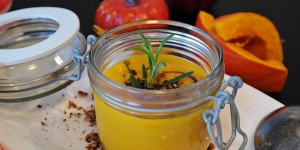 Beitragsbild des Blogbeitrags Original einfache Kürbiscreme-Suppe