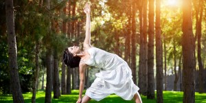 Beitragsbild des Blogbeitrags Trikonasana: Das Dreieck – Artikelserie Yoga Asanas 