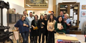 Beitragsbild des Blogbeitrags Bloggertag 2019 in der Buchbinderei Strandl